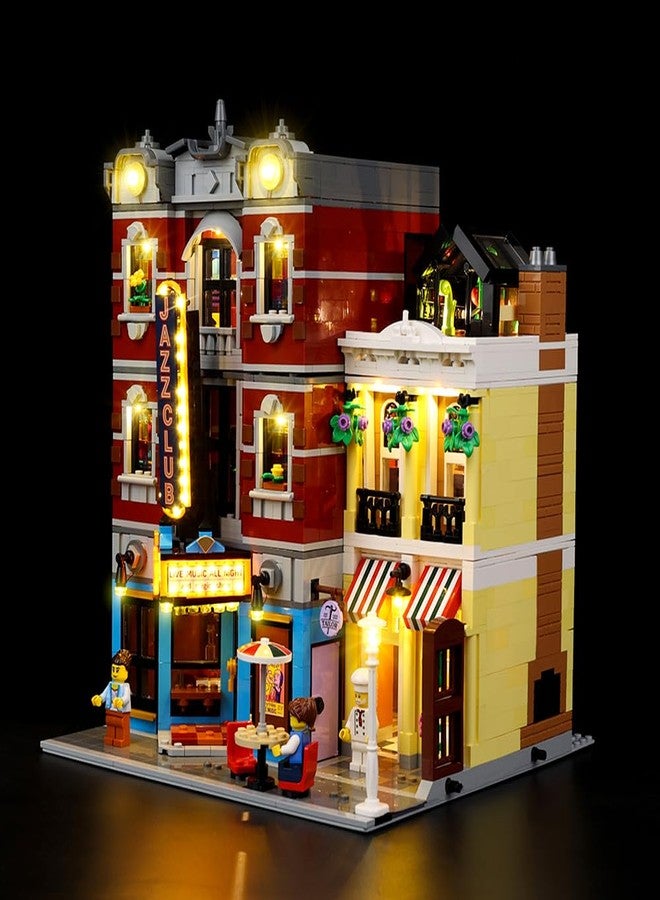 Kyglaring طقم إضاءة LED من Kyglaring لمجموعة بناء Lego Icons Jazz Club 10312 (بدون نموذج) - طقم إضاءة متوافق مع مجموعة Lego 10312 - بدون مجموعة بناء (إصدار جهاز تحكم عن بعد) - Image 5